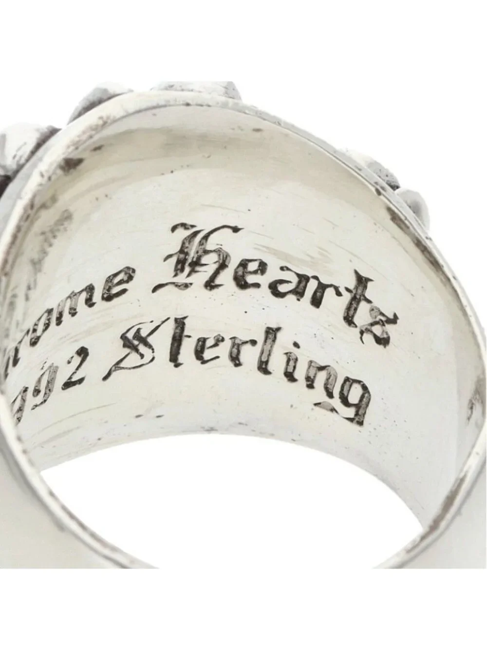 Chrome Hearts Keeper Silver Ring